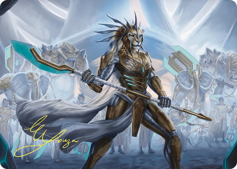 Kemba, Kha Regent Art Card (Gold-Stamped Signature) (2) (Art Series: Commander Masters)