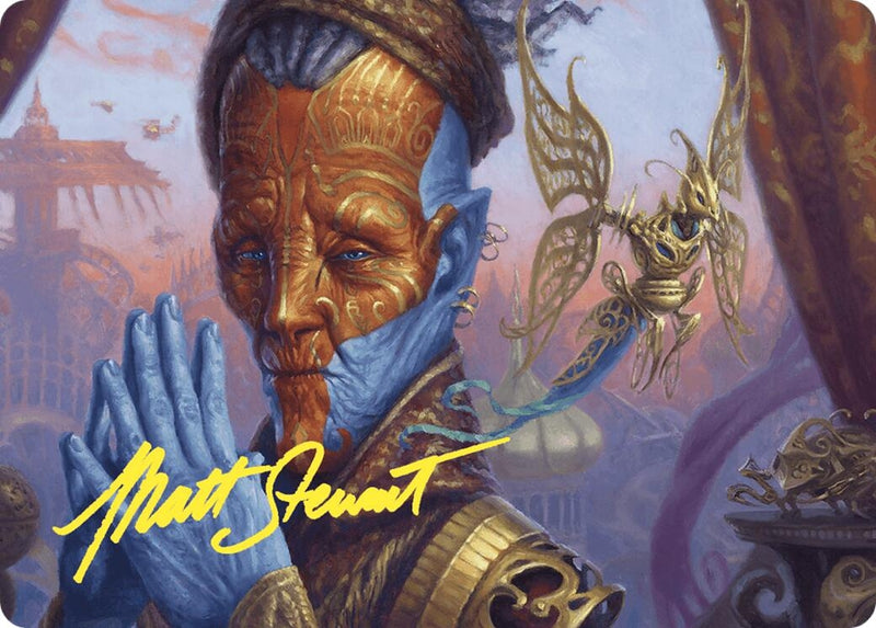 Padeem, Consul of Innovation Art Card (Gold-Stamped Signature) (8) (Art Series: Commander Masters)