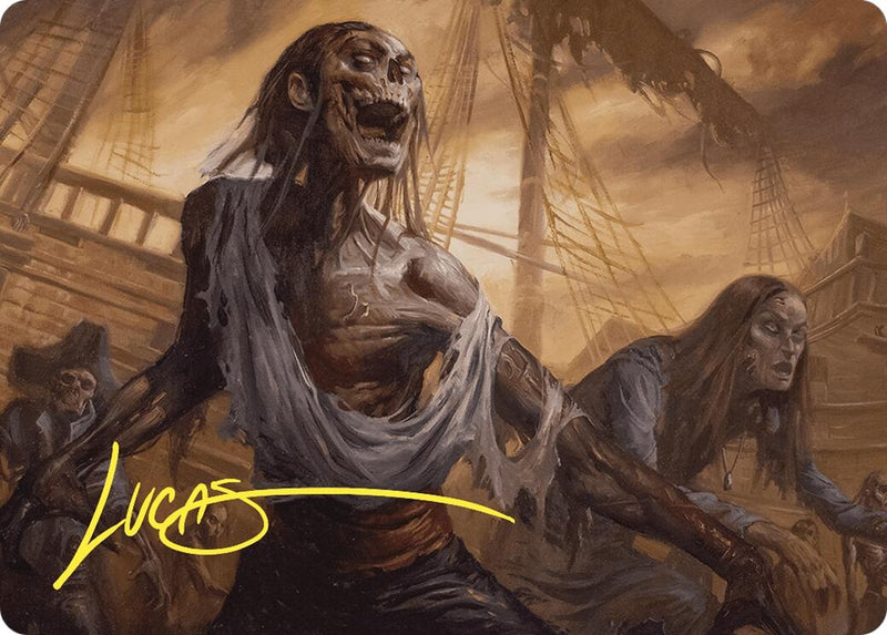 Rise from the Tides Art Card (Gold-Stamped Signature) (11) (Art Series: Commander Masters)