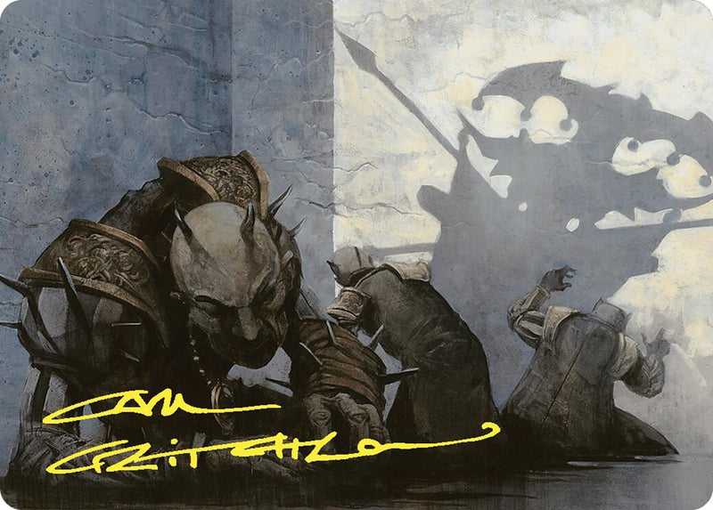 Decree of Pain Art Card (Gold-Stamped Signature) (14) (Art Series: Commander Masters)