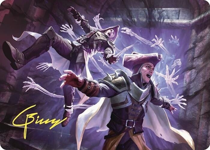 Grave Pact Art Card (Gold-Stamped Signature) (19) (Art Series: Commander Masters)