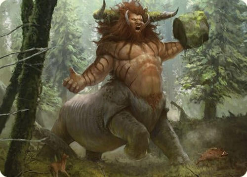 Stonehoof Chieftain Art Card (26) (Art Series: Commander Masters)