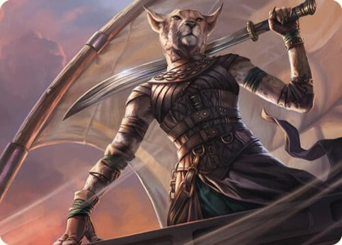 Mirri, Weatherlight Duelist Art Card (28) (Art Series: Commander Masters)