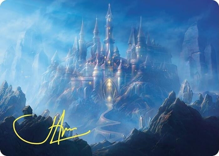 Opal Palace Art Card (Gold-Stamped Signature) (30) (Art Series: Commander Masters)