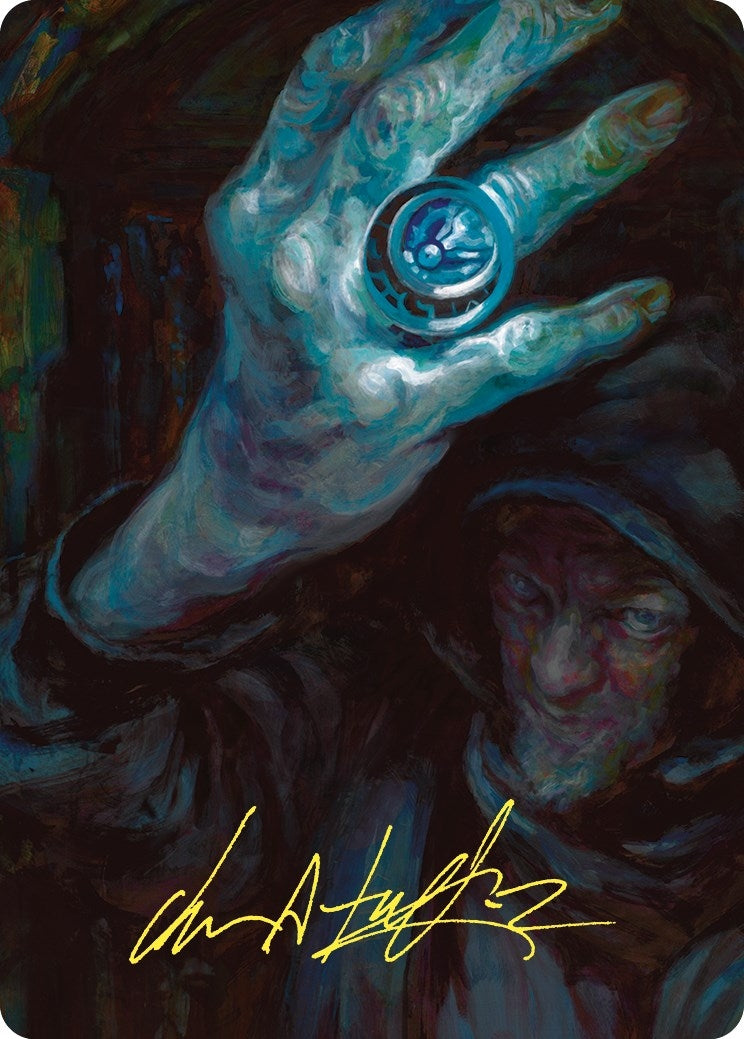 Arcane Signet Art Card (Gold-Stamped Signature) (44) (Art Series: Commander Masters)