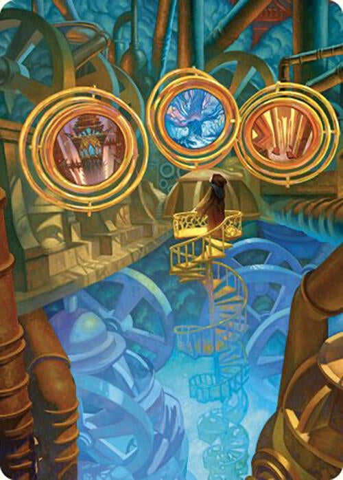 Extraplanar Lens Art Card (46) (Art Series: Commander Masters)