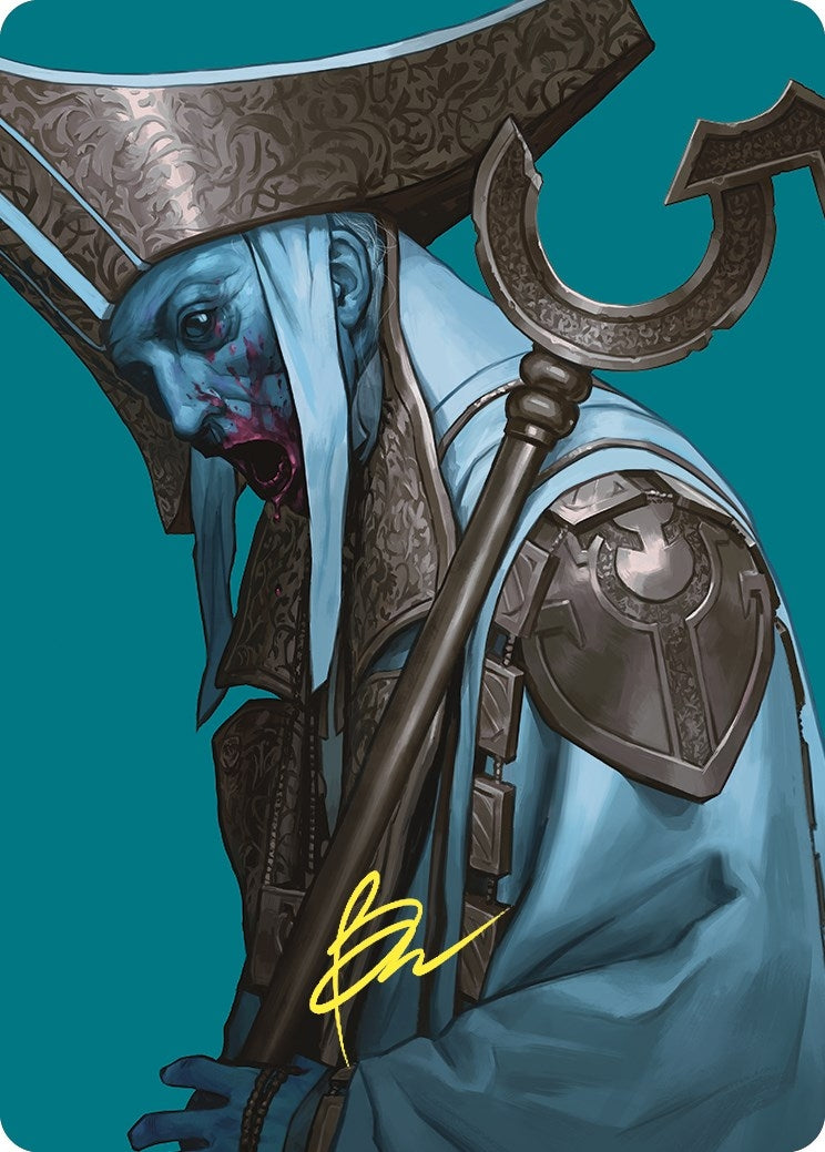 Mikaeus, the Unhallowed Art Card (Gold-Stamped Signature) (54) (Art Series: Commander Masters)