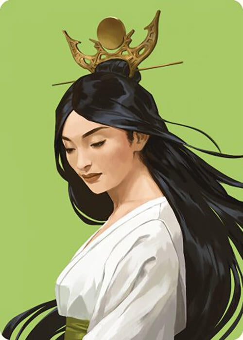 Azusa, Lost but Seeking Art Card (56) (Art Series: Commander Masters)