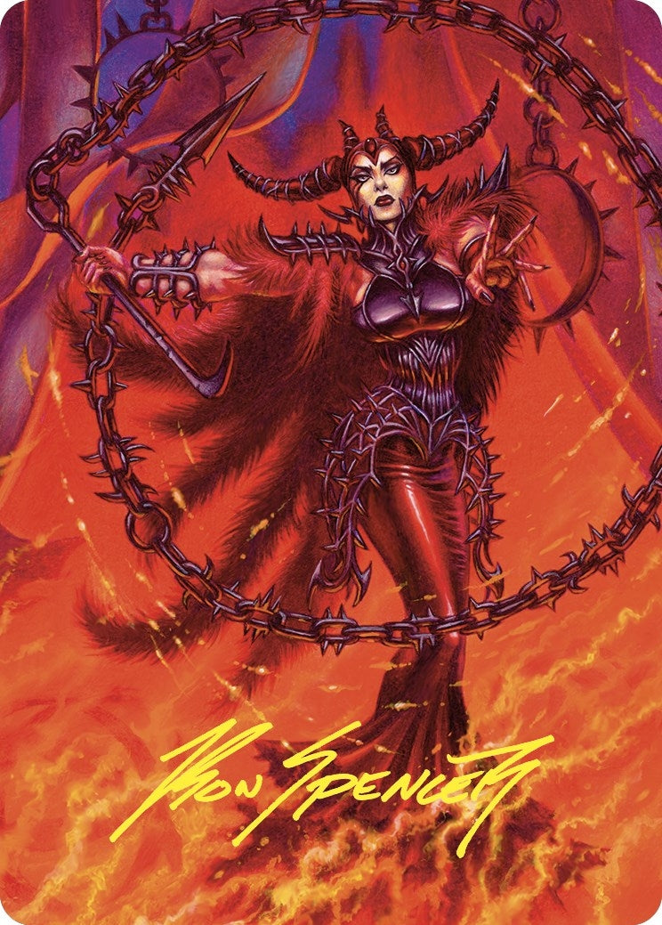 Deadly Rollick Art Card (Gold-Stamped Signature) (63) (Art Series: Commander Masters)