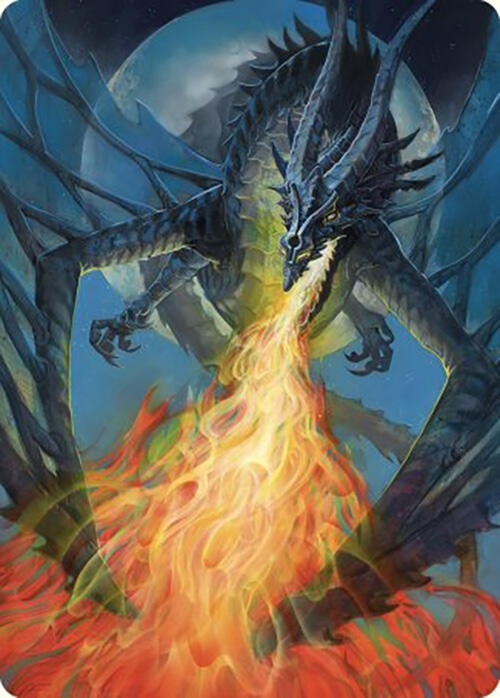 Balefire Dragon Art Card (65) (Art Series: Commander Masters)