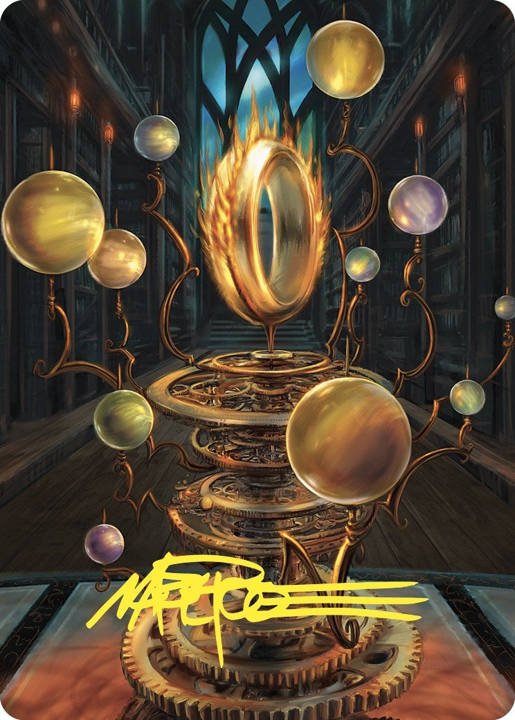 Sol Ring Art Card (Gold-Stamped Signature) (70) (Art Series: Commander Masters)