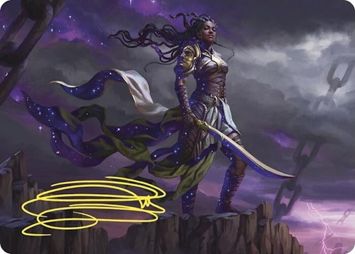 Anikthea, Hand of Erebos Art Card (Gold-Stamped Signature) (72) (Art Series: Commander Masters)