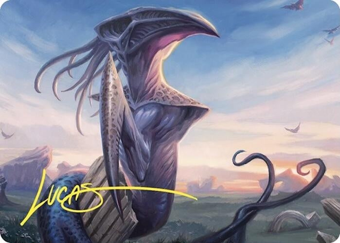 Sentinel Sliver Art Card (Gold-Stamped Signature) (76) (Art Series: Commander Masters)
