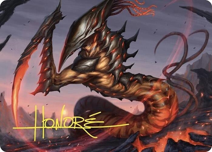 Blade Sliver Art Card (Gold-Stamped Signature) (78) (Art Series: Commander Masters)