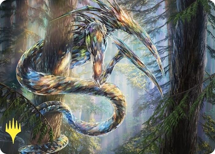 Gemhide Sliver Art Card (Gold-Stamped) (80) (Art Series: Commander Masters)