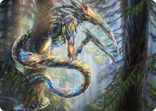 Gemhide Sliver Art Card (80) (Art Series: Commander Masters)