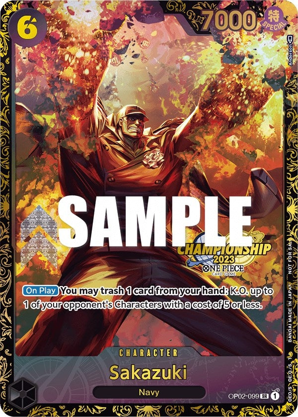 Image for Sakazuki (Championship 2023) (OP02-099) (One Piece Promotion Cards) - One Piece Card Game