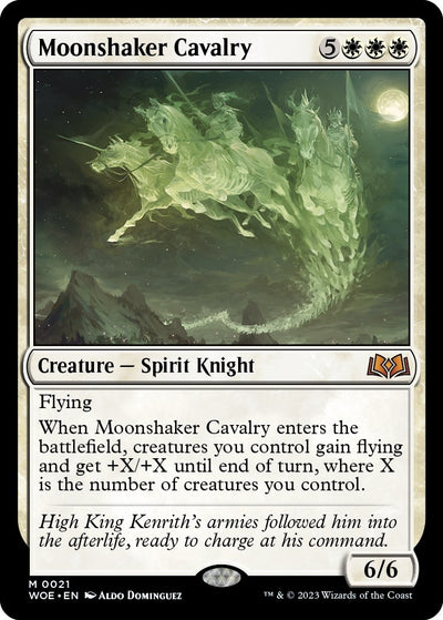 Moonshaker Cavalry (21) (Wilds of Eldraine)