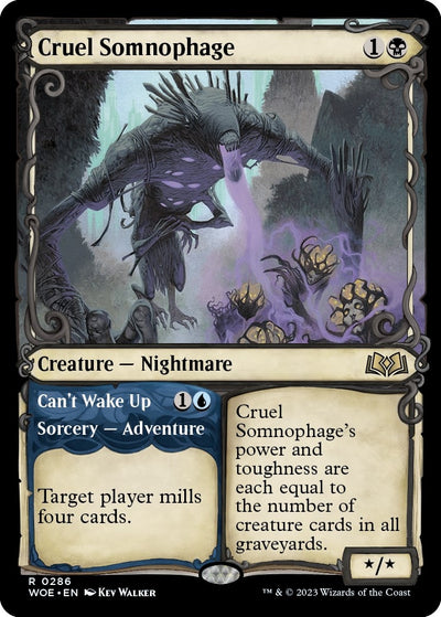 Cruel Somnophage (Showcase) (286) (Wilds of Eldraine)