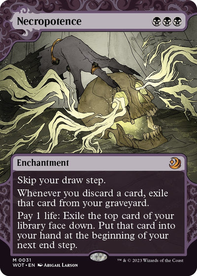 Necropotence (31) (Wilds of Eldraine: Enchanting Tales)