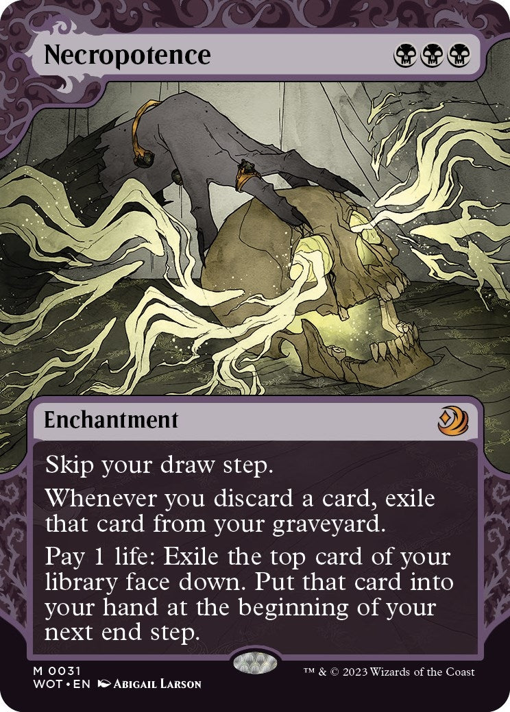Necropotence (31) (Wilds of Eldraine: Enchanting Tales)