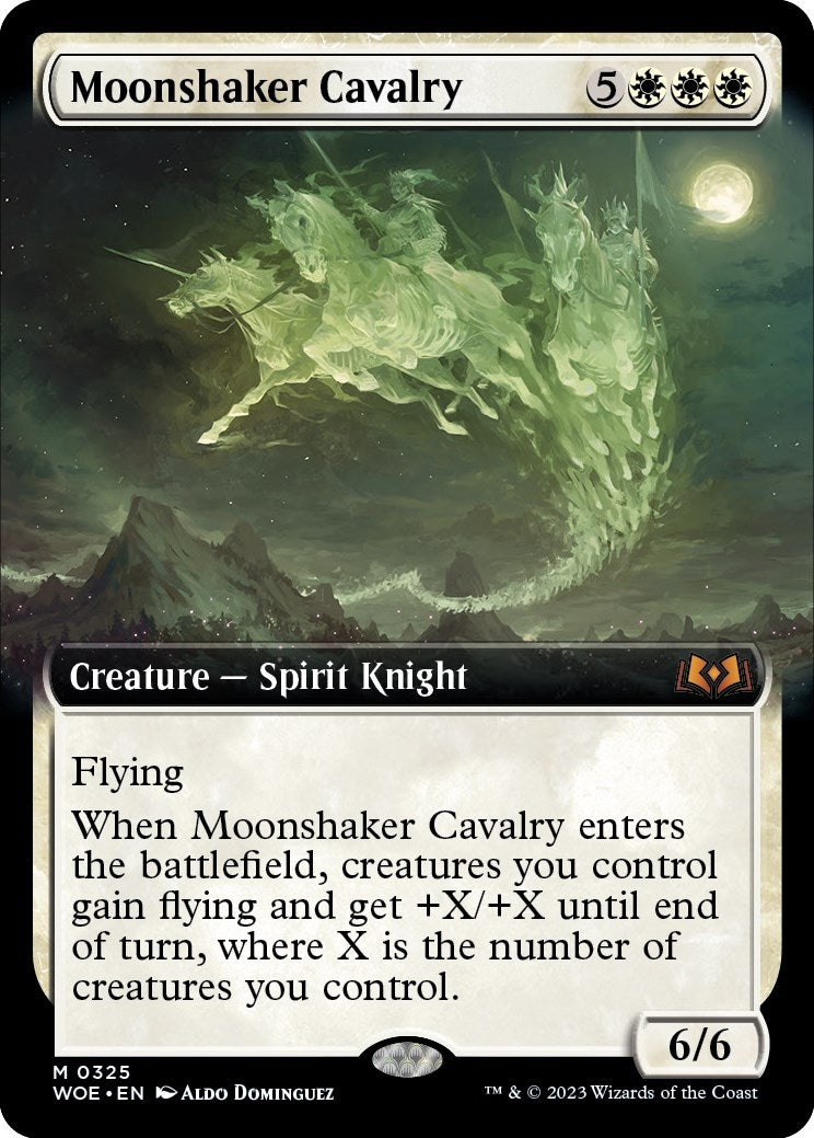 Moonshaker Cavalry (Extended Art) (325) (Wilds of Eldraine)