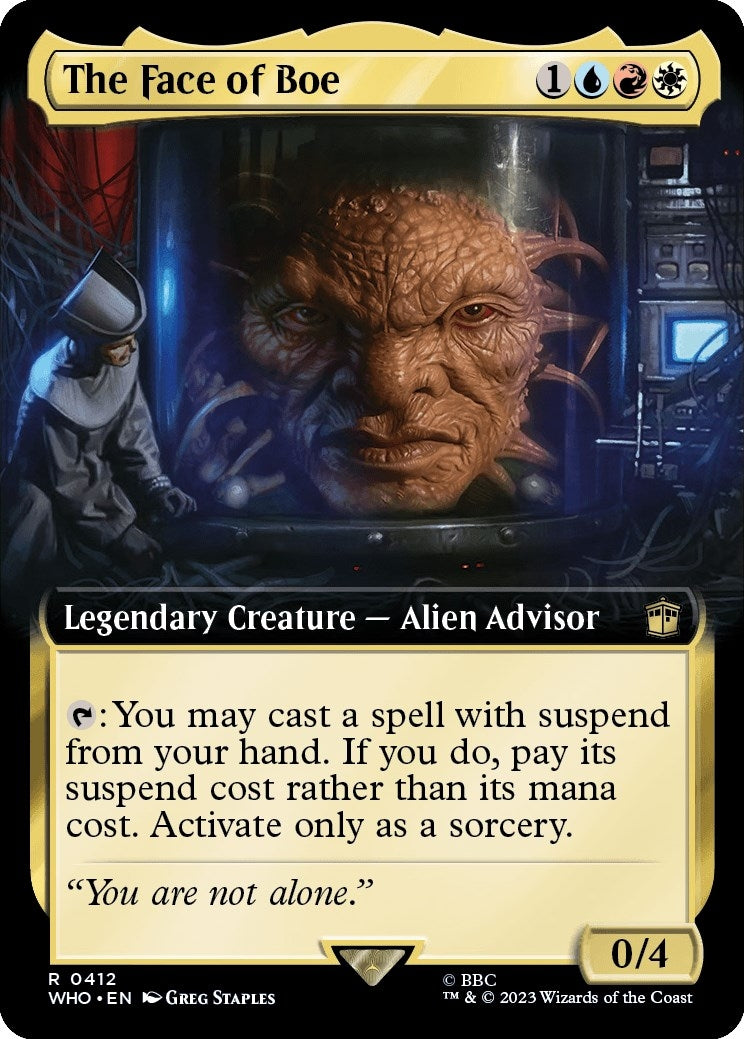 The Face of Boe (Extended Art) (412) (Universes Beyond: Doctor Who)