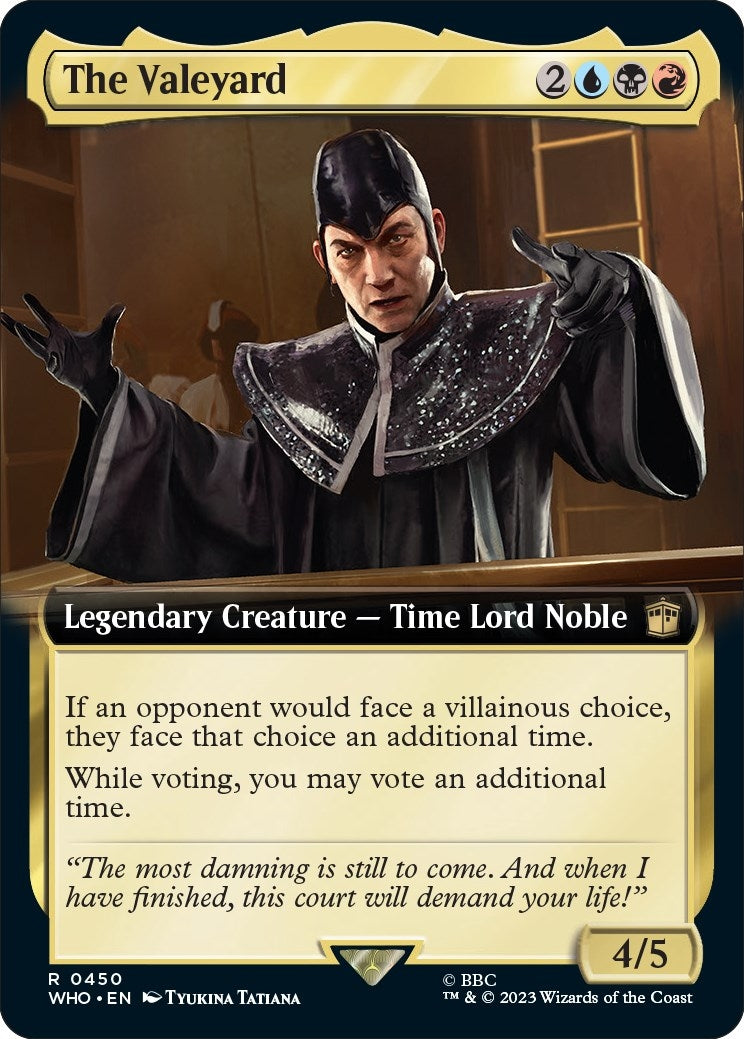 The Valeyard (Extended Art) (450) (Universes Beyond: Doctor Who)