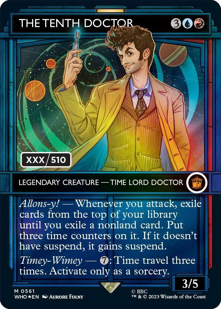 The Tenth Doctor (Serial Numbered) (561) (Universes Beyond: Doctor Who)