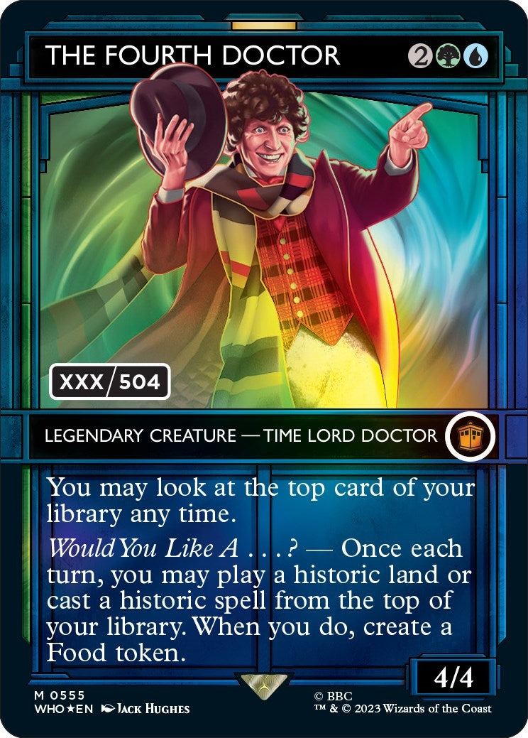 The Fourth Doctor (Serial Numbered) (555) (Universes Beyond: Doctor Who)