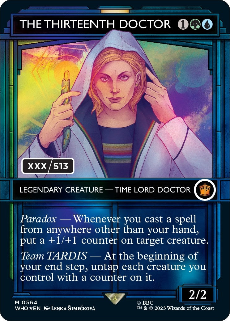 The Thirteenth Doctor (Serial Numbered) (564) (Universes Beyond: Doctor Who)