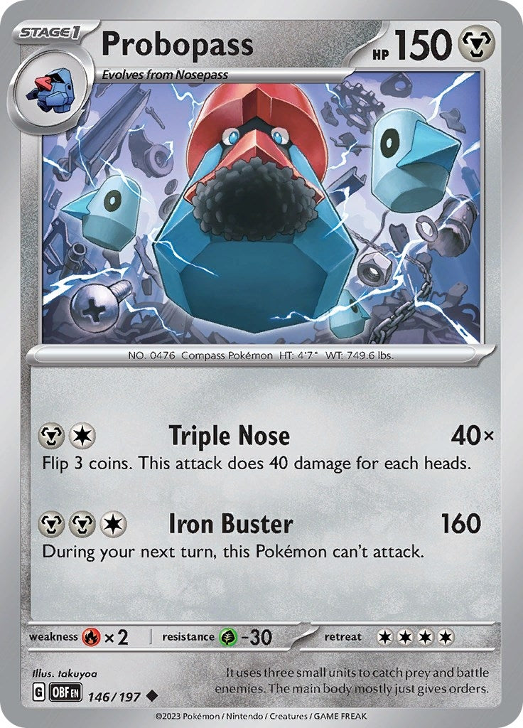 Image for Probopass (146/197) (SV03: Obsidian Flames) - Pokemon