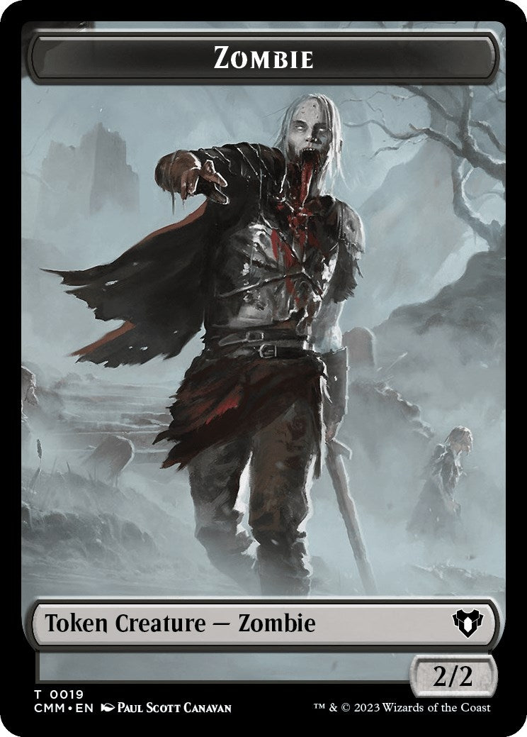 Image for Zombie (0019) // Cat (0030) Double-Sided Token (19 // 30) - Magic: The Gathering