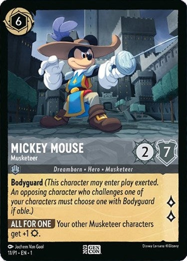 Mickey Mouse - Musketeer (11) (Disney Lorcana Promo Cards)