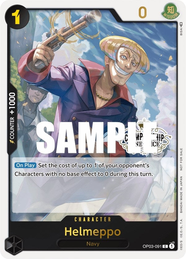 Image for Helmeppo (Store Championship Participation Pack Vol. 2) (OP03-091) (One Piece Promotion Cards) - One Piece Card Game