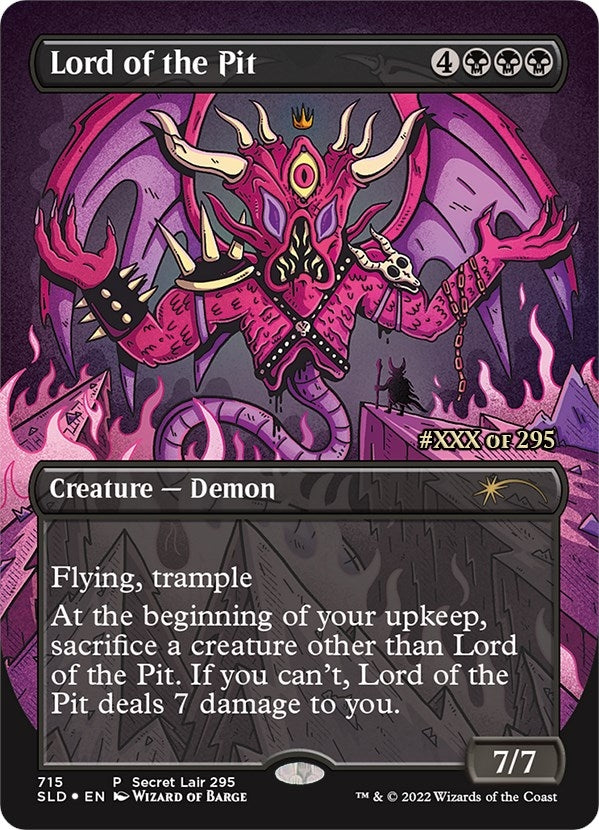 Lord of the Pit (Serial Numbered) (715) (Secret Lair Drop Series)
