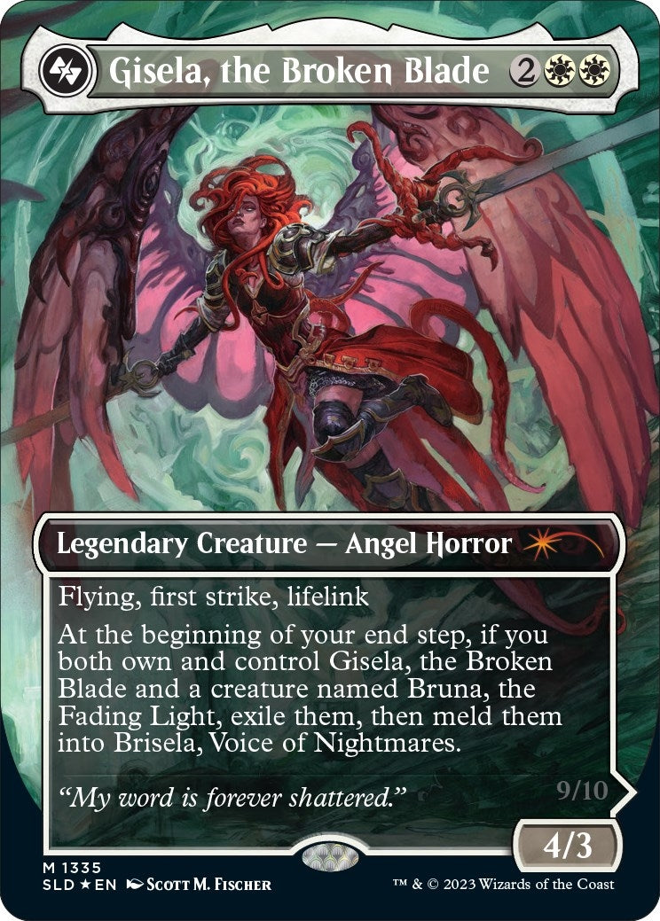 Gisela, the Broken Blade (Display Commander) - Thick Stock (1387) (Secret Lair Drop Series)