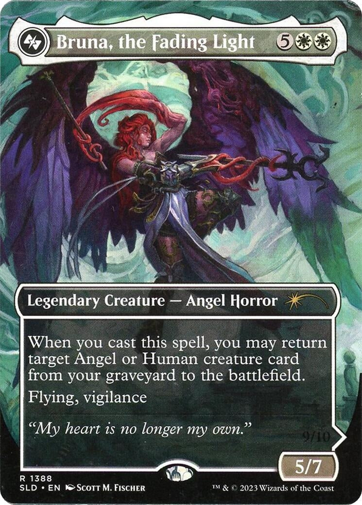 Bruna, the Fading Light (Display Commander) - Thick Stock (1388) (Secret Lair Drop Series)