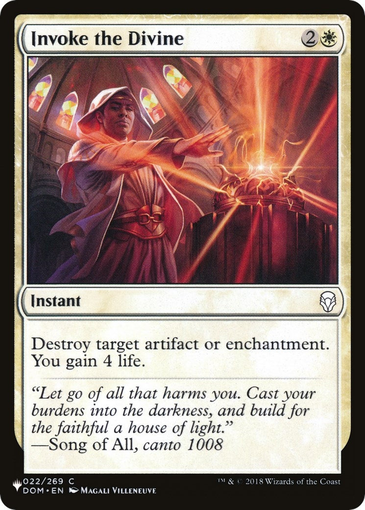 Invoke the Divine (22) (The List Reprints)