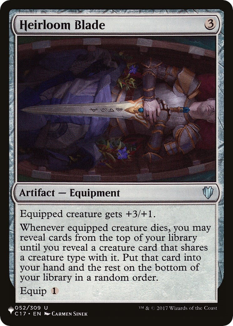 Heirloom Blade (52) (The List Reprints)