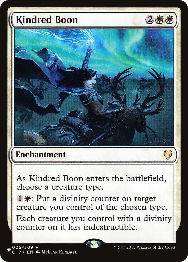 Kindred Boon (5) (The List Reprints)