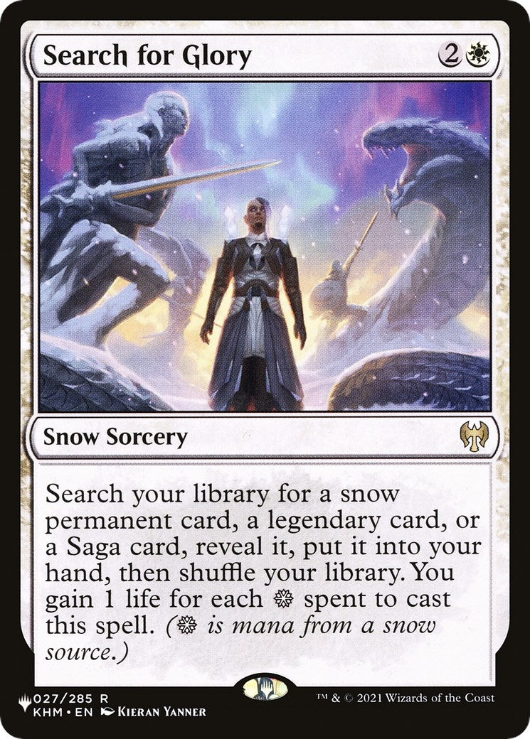 Search for Glory (27) (The List Reprints)