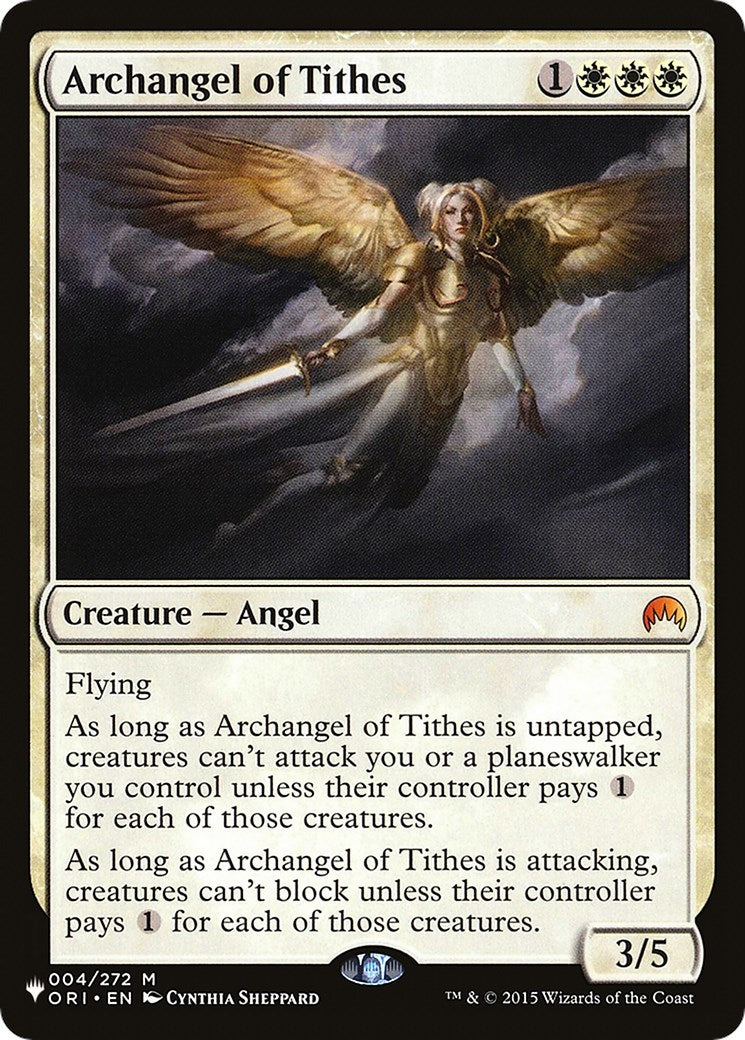 Archangel of Tithes (4) (The List Reprints)