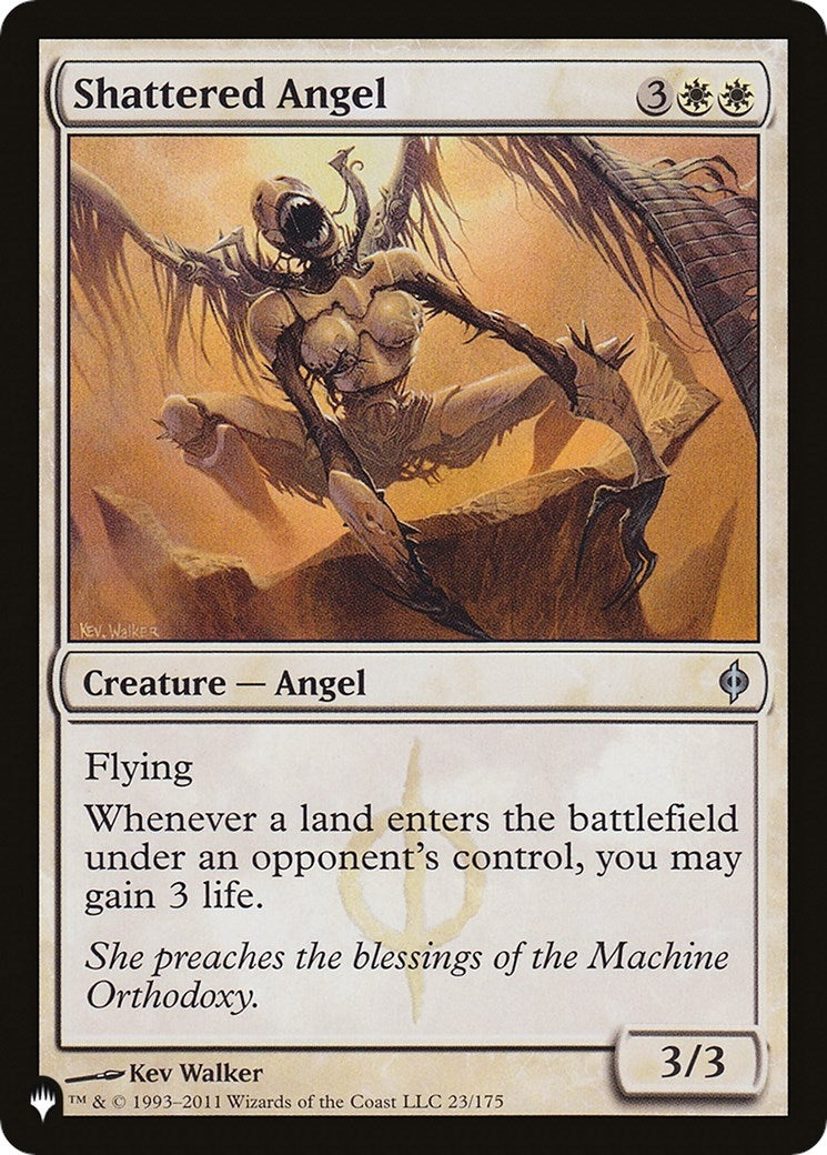 Shattered Angel (23/175) (The List Reprints)