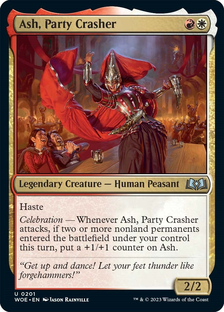 Ash, Party Crasher (201) (Wilds of Eldraine)