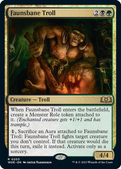Faunsbane Troll (203) (Wilds of Eldraine)