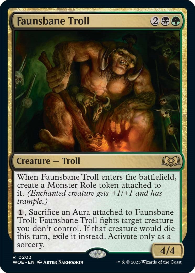 Faunsbane Troll (203) (Wilds of Eldraine)
