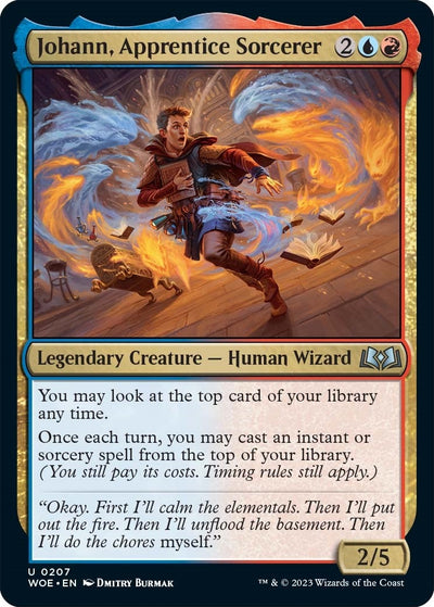Johann, Apprentice Sorcerer (207) (Wilds of Eldraine) (WOE)