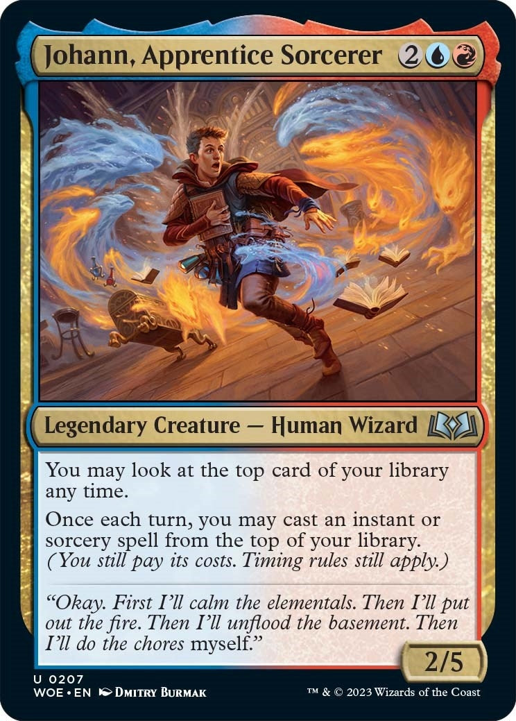 Johann, Apprentice Sorcerer (207) (Wilds of Eldraine) (WOE)