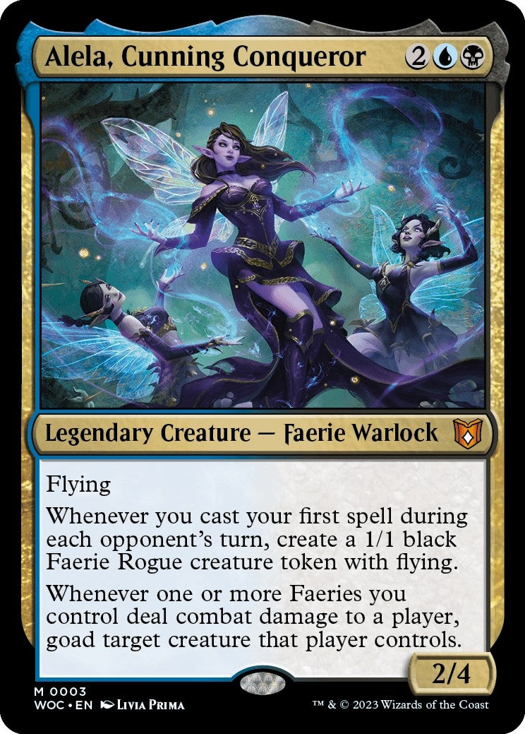 Alela, Cunning Conqueror (3) (Commander: Wilds of Eldraine)